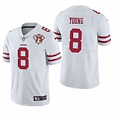 Nike 49ers 8 Steve Young White 75th Anniversary Vapor Untouchable Limited Jersey Dzhi,baseball caps,new era cap wholesale,wholesale hats